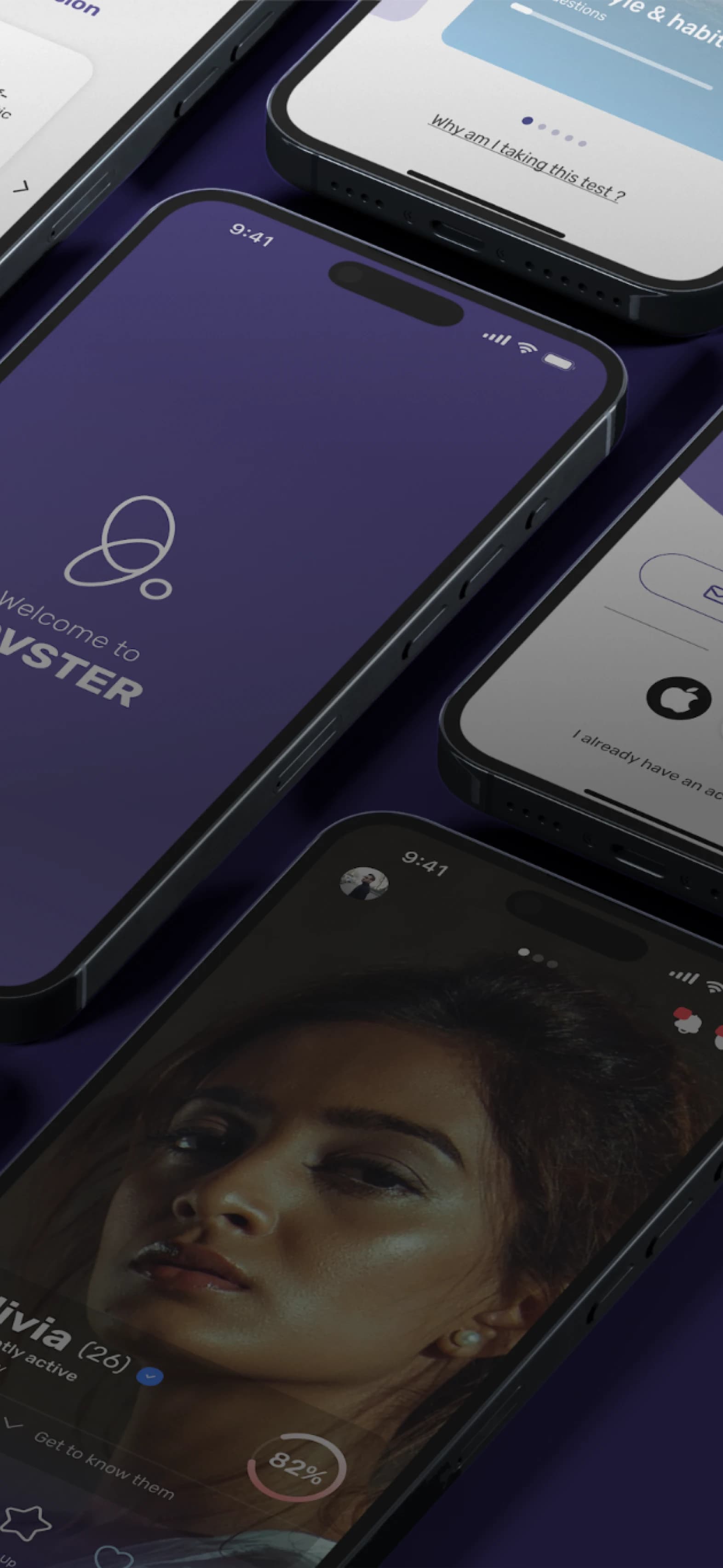 Extended features of Lovster DNA dating - Mobile hero background